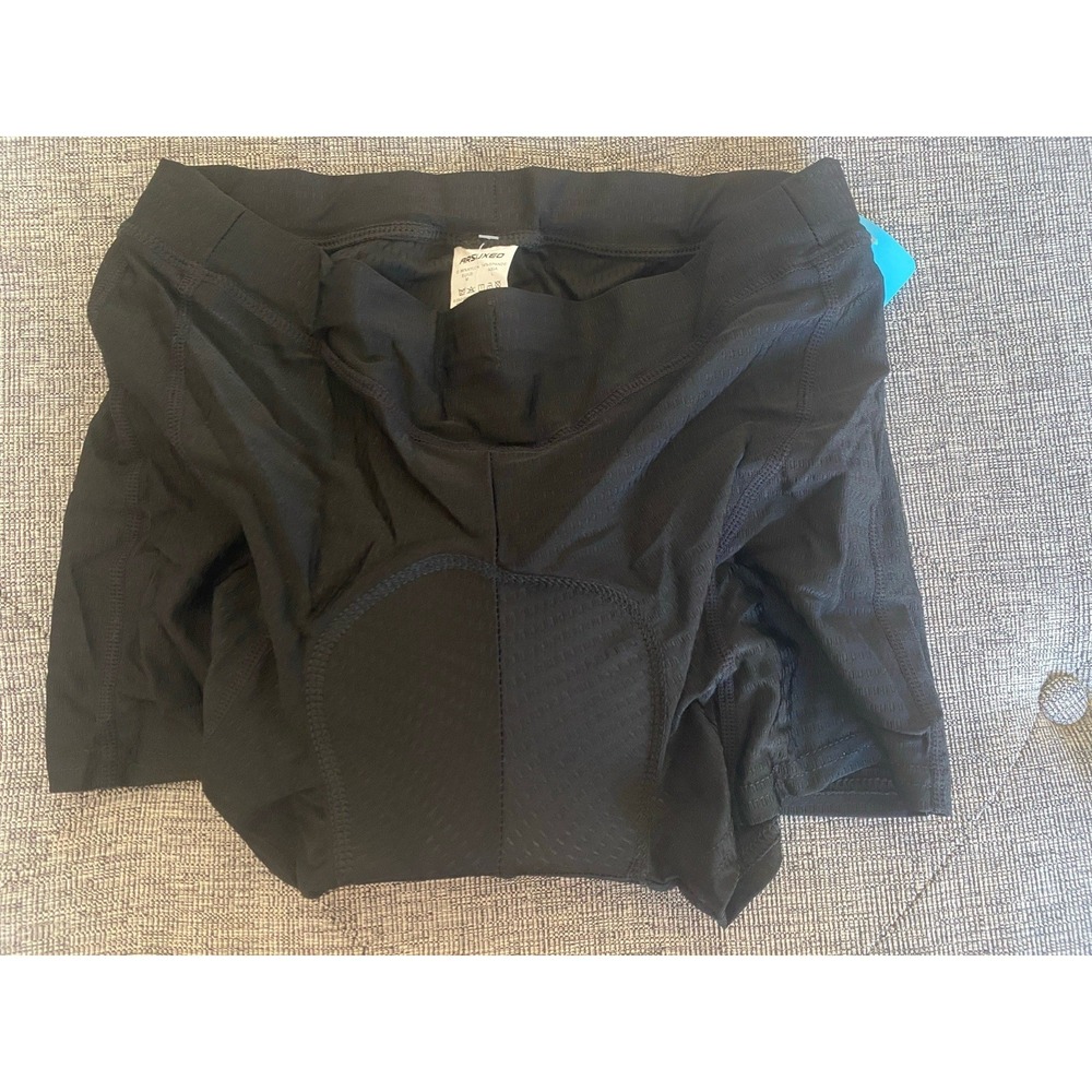 ARSUXEO Men's‎ Padded Cycling Shorts Breathable Mesh Bike Liner Size M Black